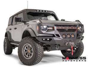 Ford Bronco Front Bumper - Fab Fours - Grumper